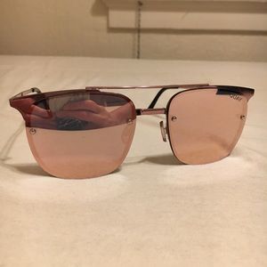Quay Australia rose gold sunglasses